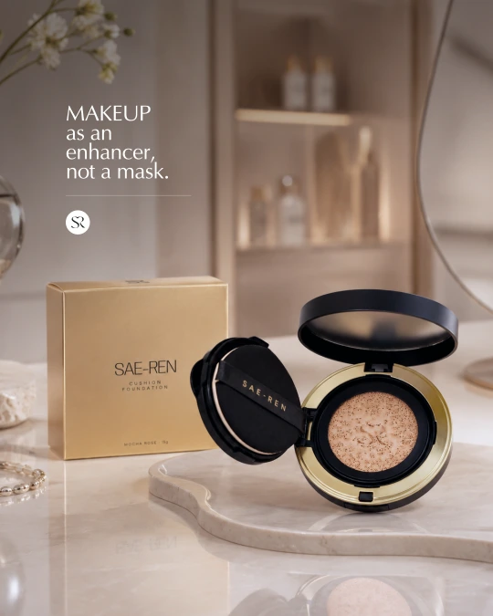 SAE-REN makeup product post